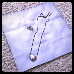 Lagos heart necklace and earrings!